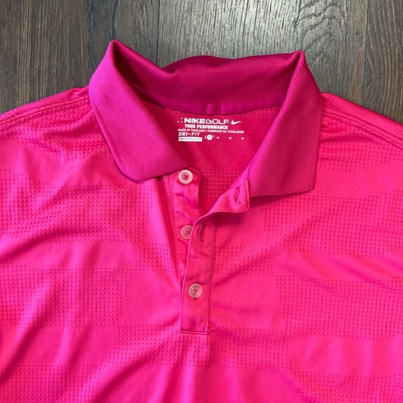 Nike Gold tour performance dri fit polo SZ MED - Picture 2 of 4